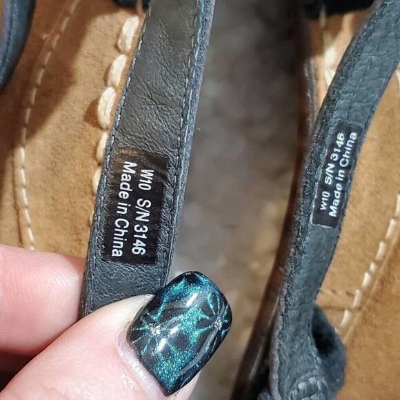 Ugg blue summer wedge sandals size 10 - Picture 6 of 7